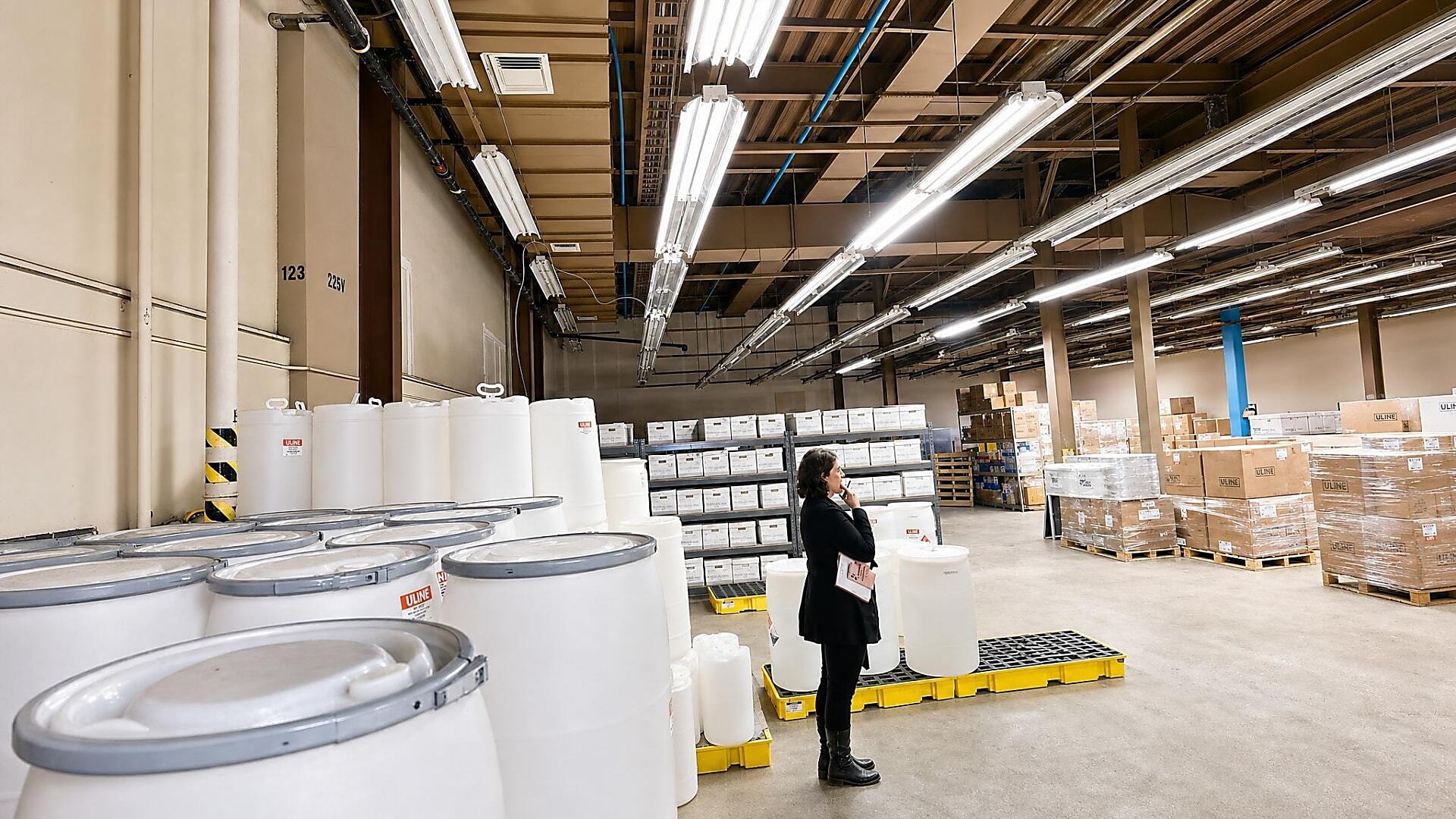 Before case study image 3 for Manufacturing Facility Improves Lab Access with VRC and Stairs