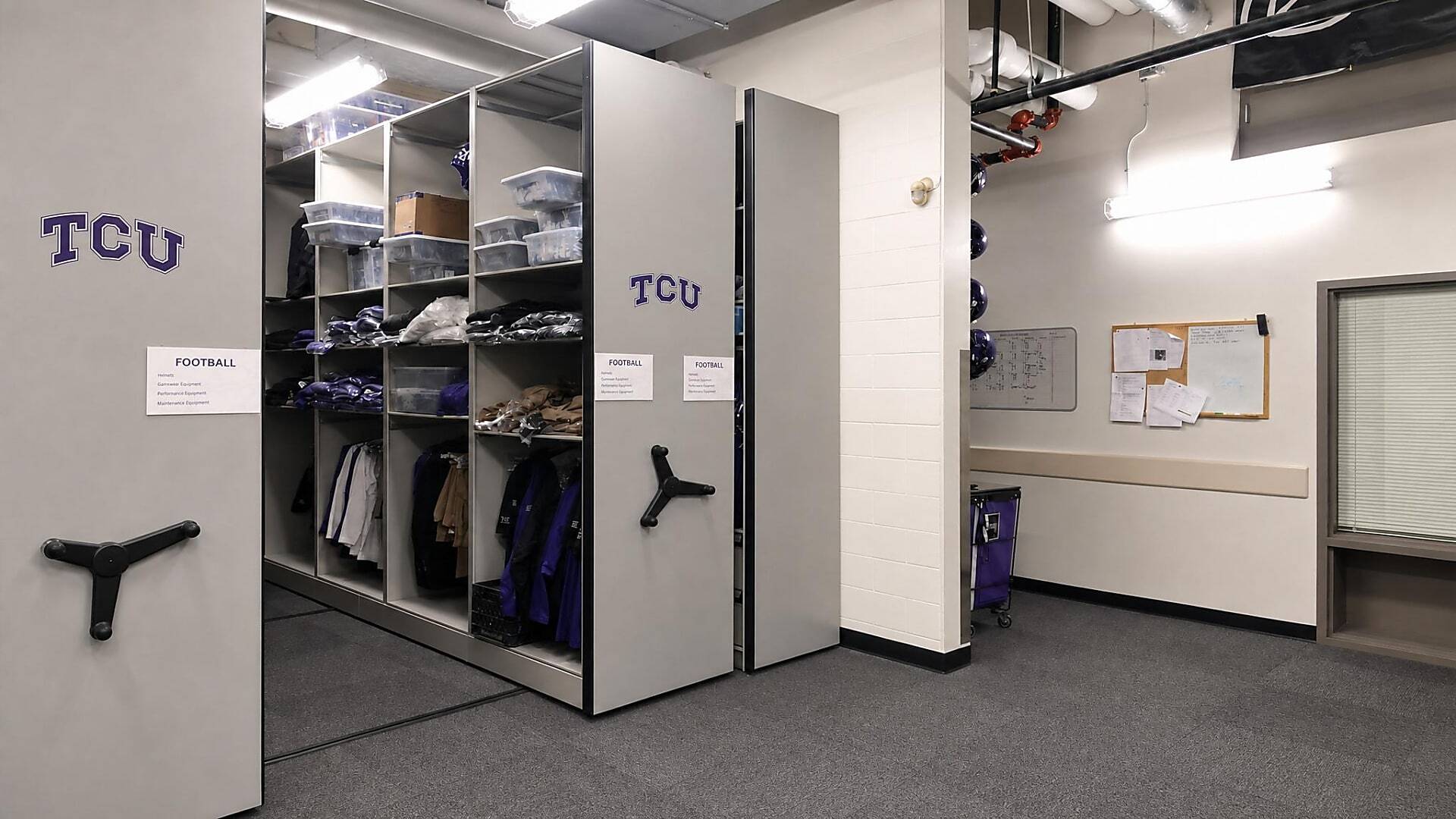 Texas Christian University Improves Athletic Equipment Storage Security case study