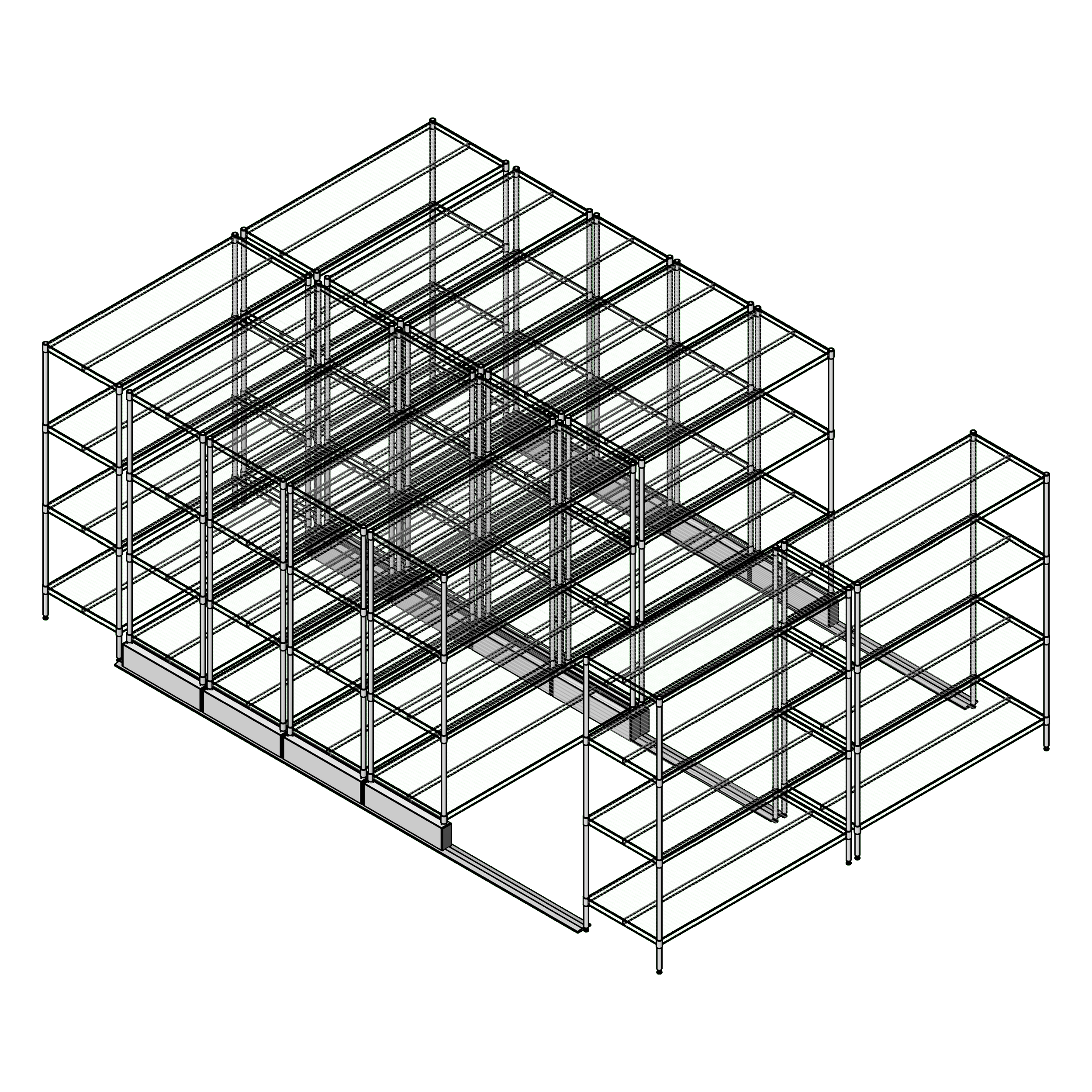 Mobile Cannabis Grow Racks