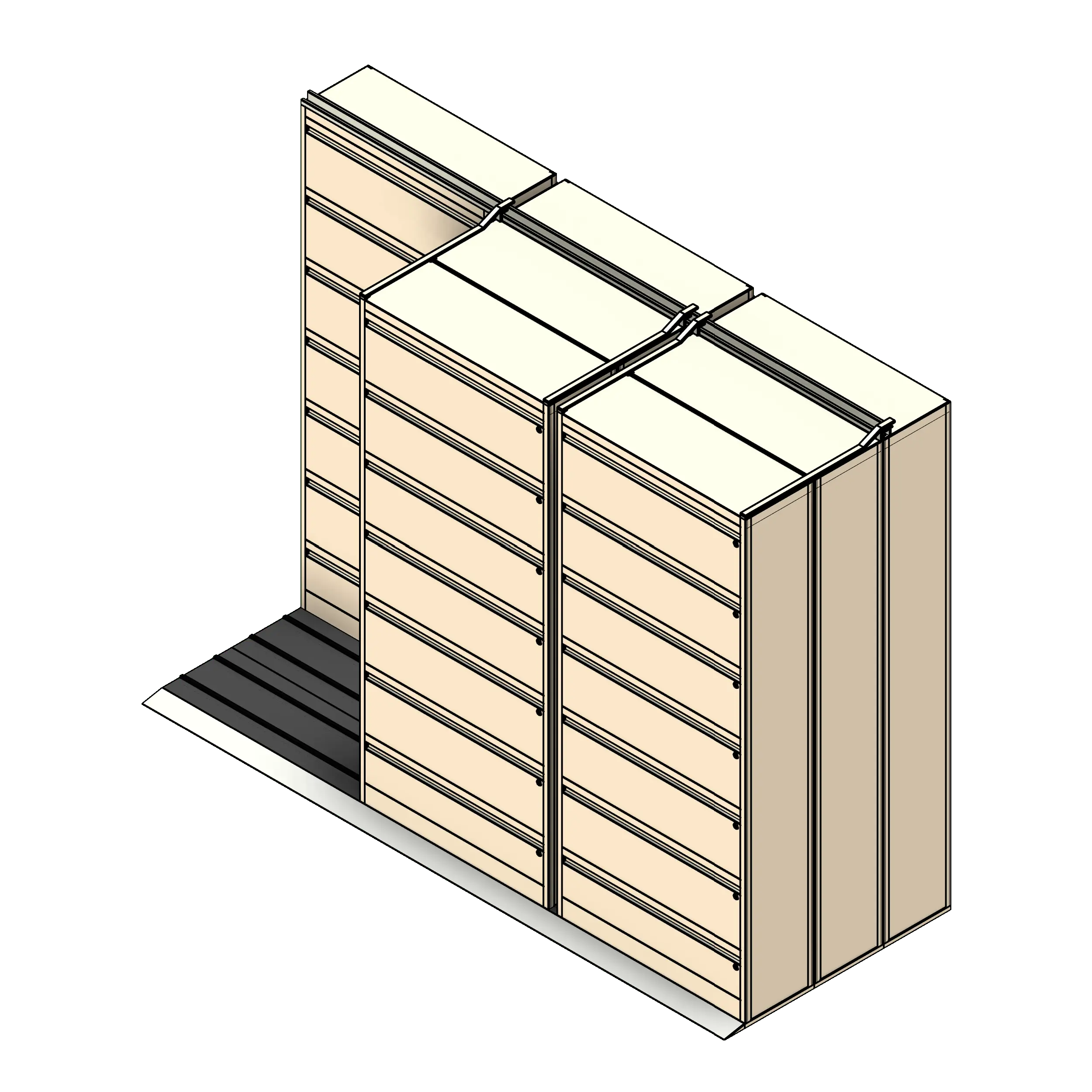 Sliding Storage Shelving