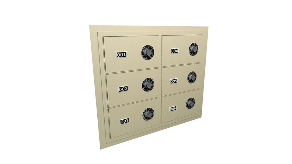 Handgun lock box for secure weapons storage law enforcement