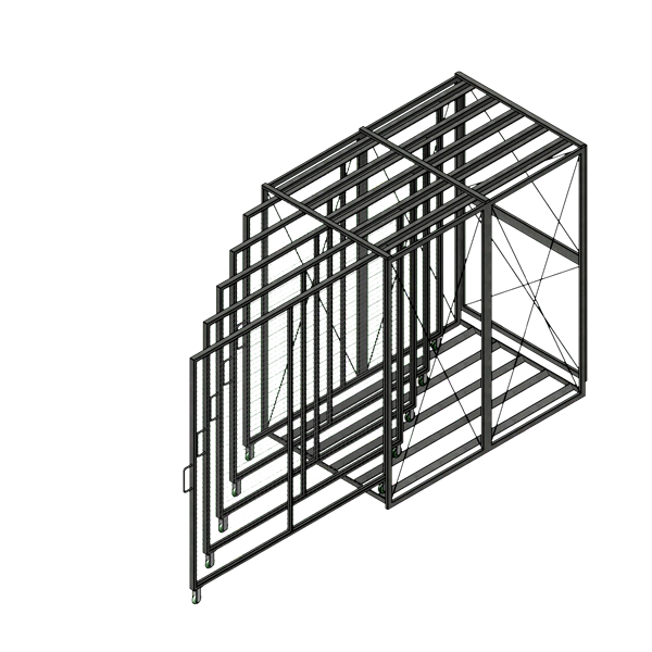 Art Storage Shelving & Racks