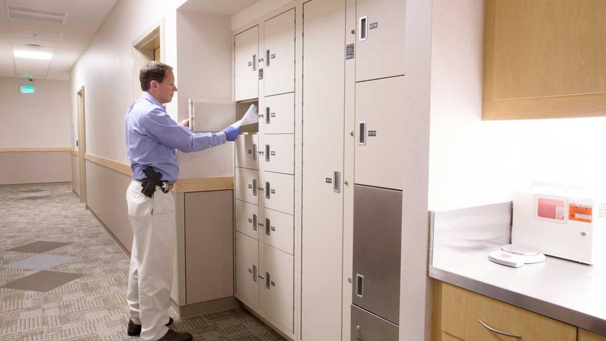 Secure evidence lockers for controlled storage and chain of custody management